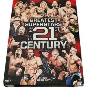 WWE Greatest Superstars Of The 21st Century 3 Disc Set DVD Reg. 1 Pro Wrestling